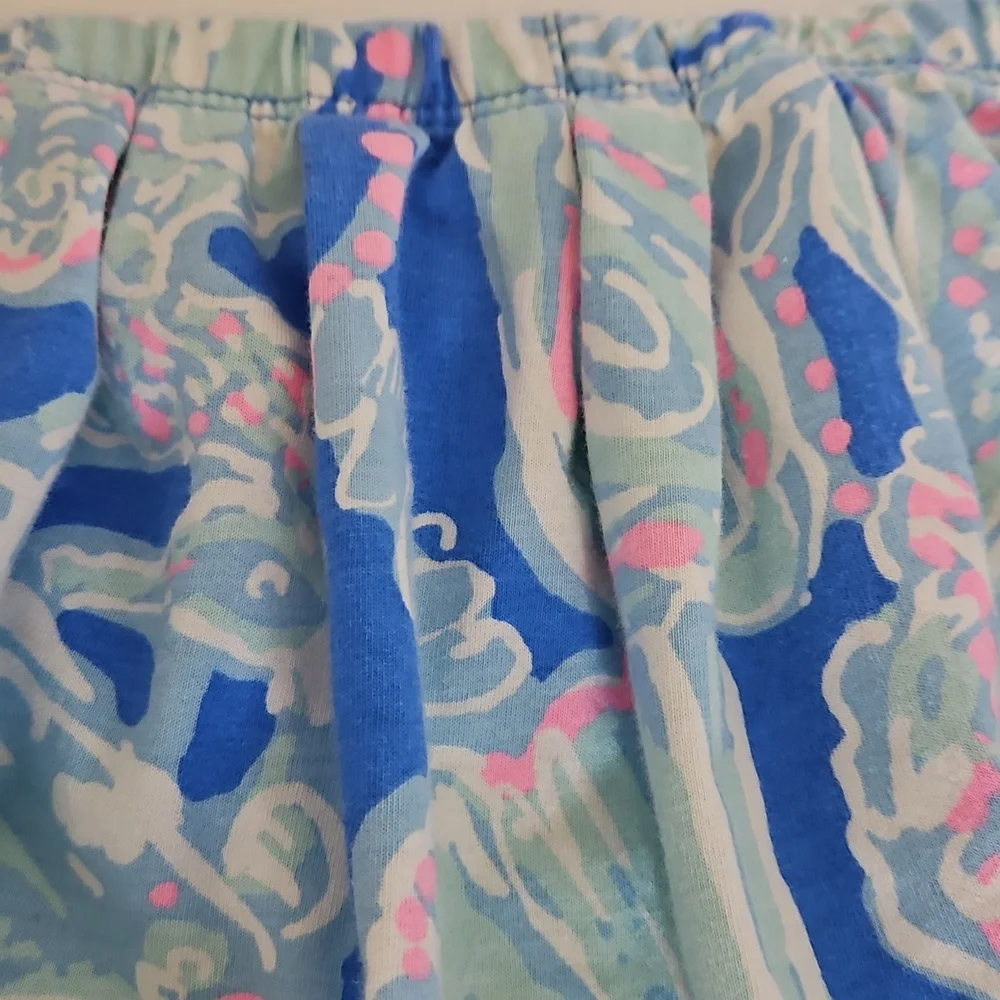 Lilly Pulitzer Windsor Strapless Dress Size S Bay Blue Into The Deep - Picture 3 of 8